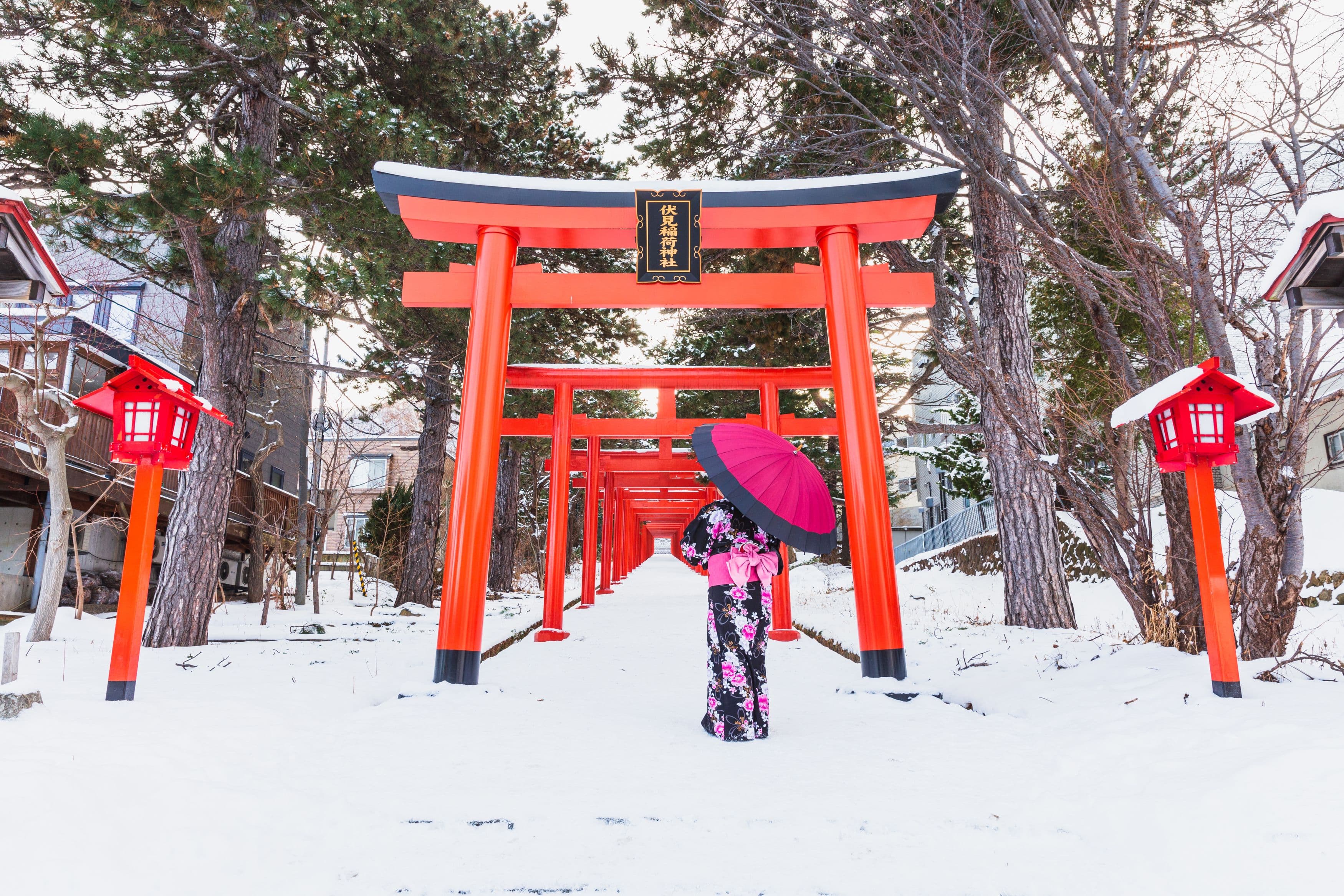 fushimi inari taisha winter
