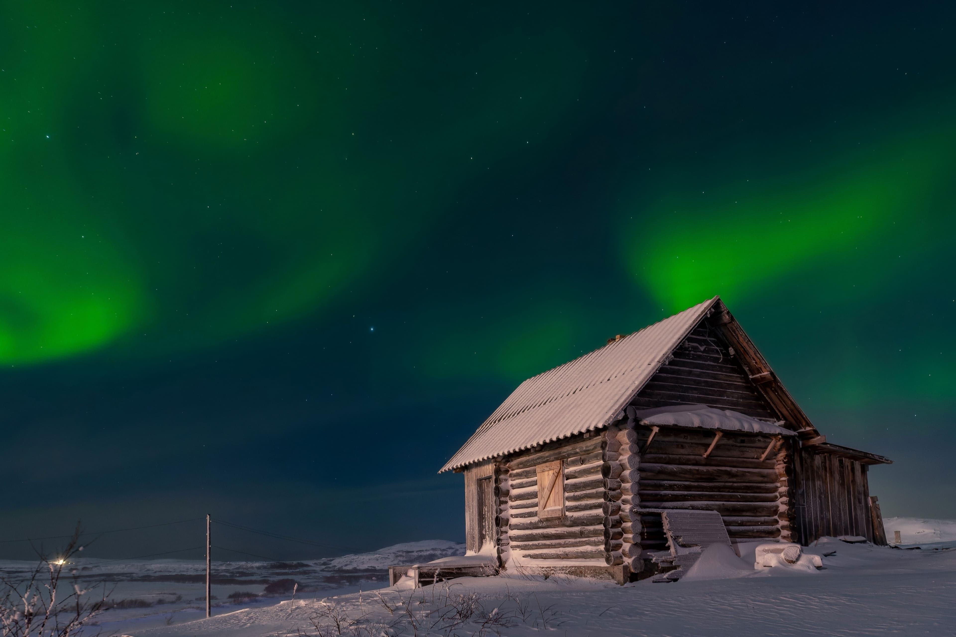 murmansk russia northern lights