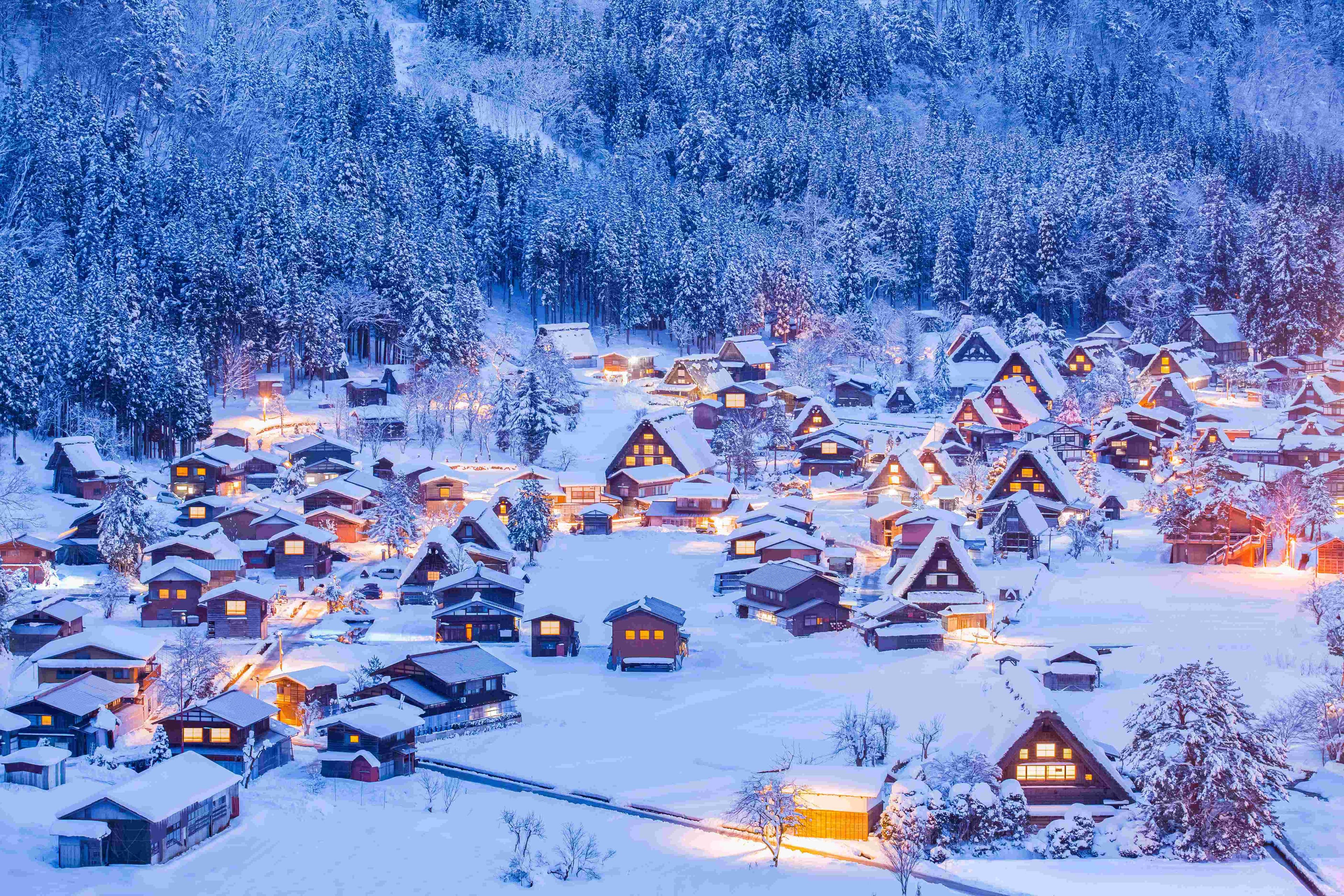 Shirakawago Village Winter